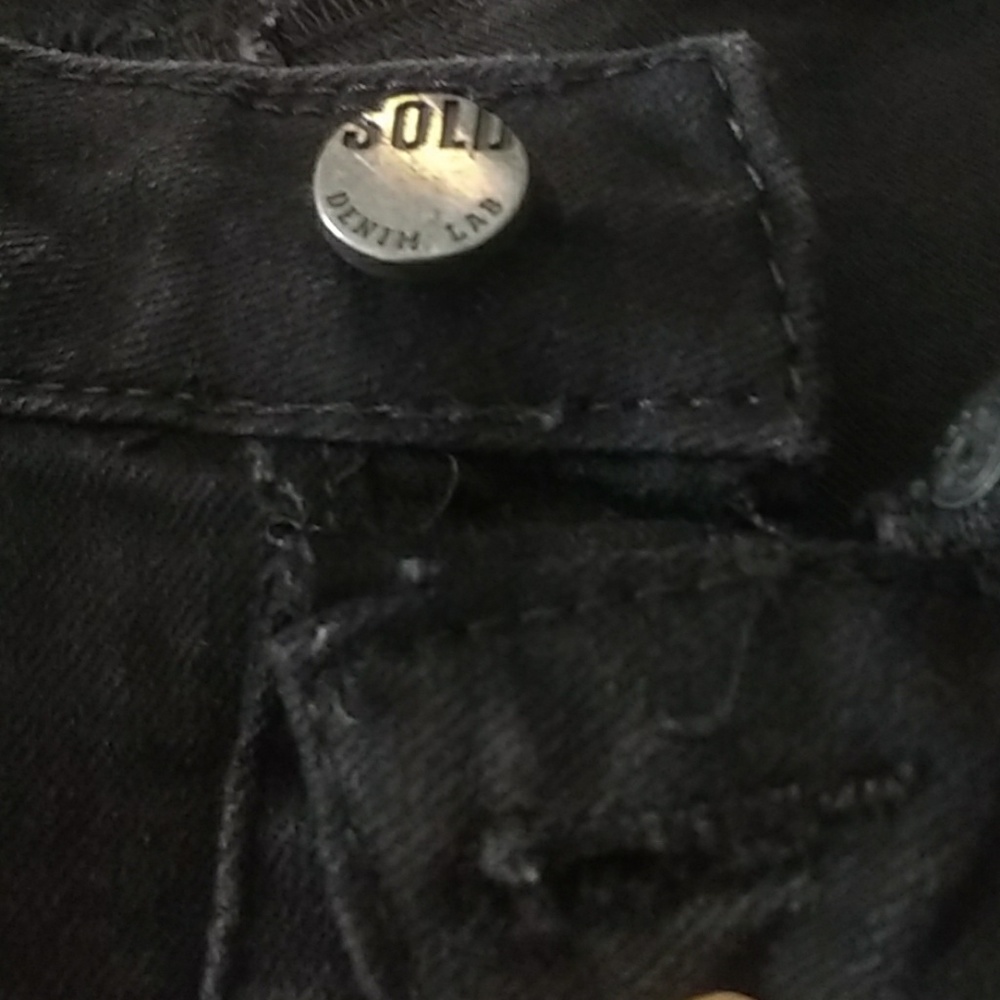 NWOT SOLD Design Lab Pull On Black Flared Jeans - Picture 3 of 8
